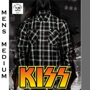 DIXXON FLANNEL x KISS DRESSED TO KILL Flannel Shirt Collab - Men's Medium